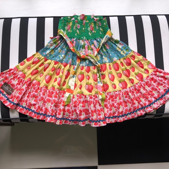 Sz 4 Matilda Jane Strawberry Fields Dress - Picture 4 of 7